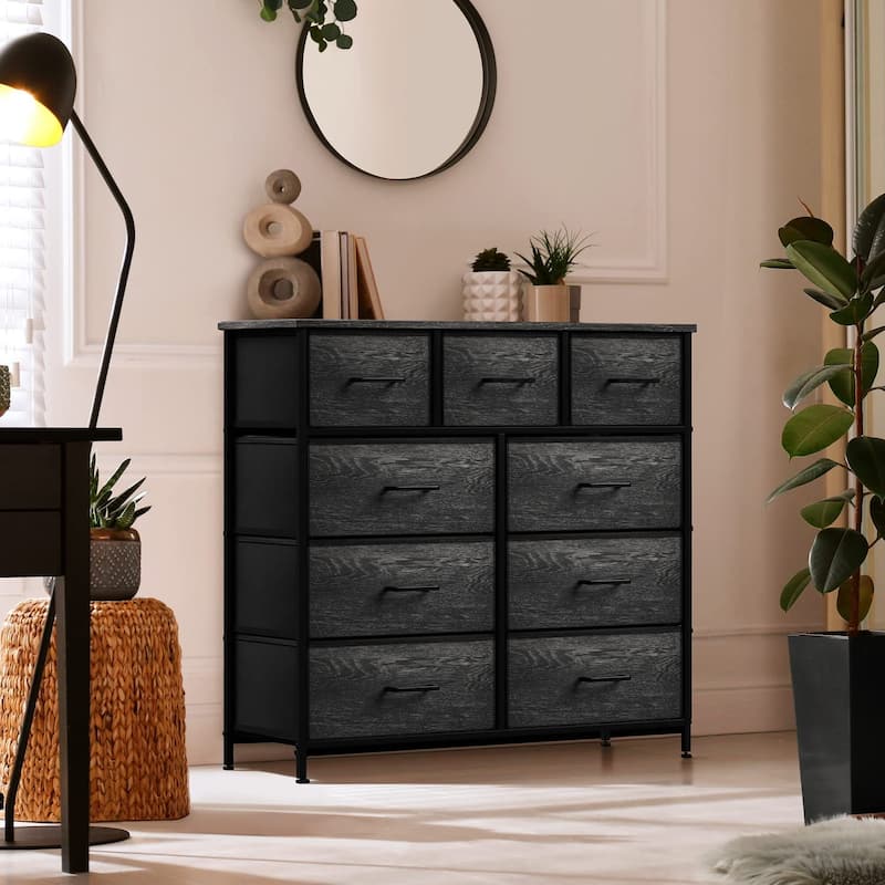 Dressers for Bedroom with 9 Drawers, Chest of Drawers for Bedroom