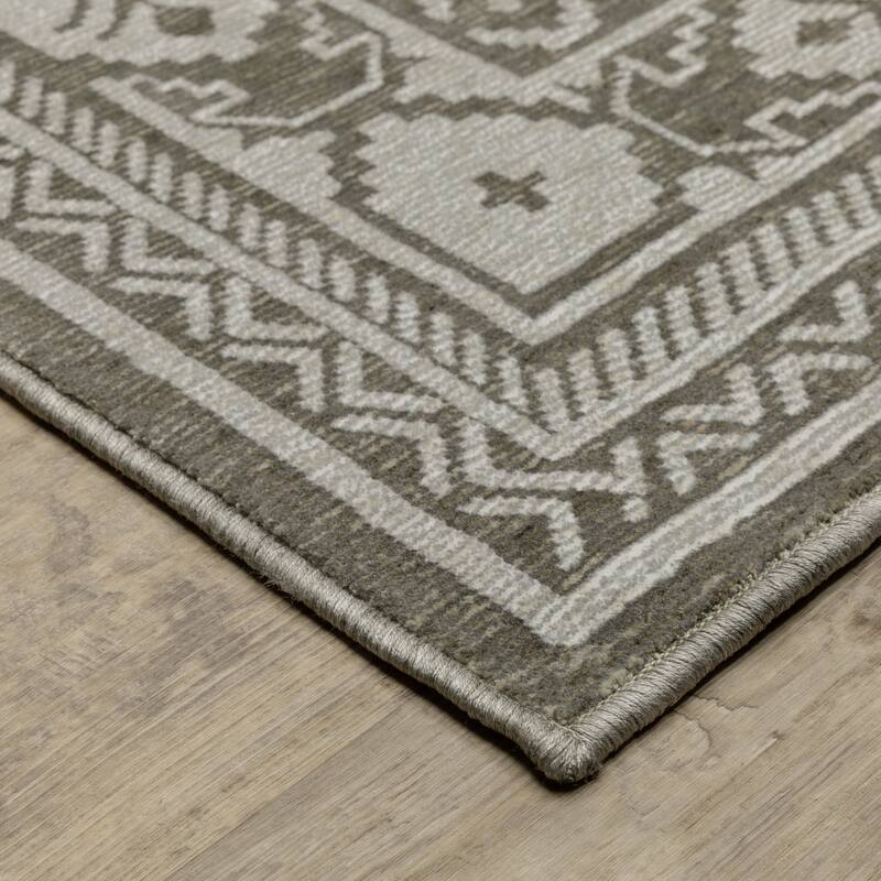 Style Haven Ingram Two-Tone Triple Medallions Area Rug