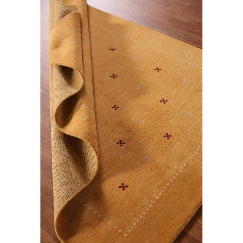 Gabbeh Indian Rug Handmade Bedroom Tribal Wool Carpet - 4'6" x 6'4"