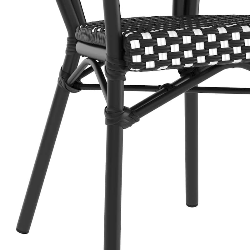 All-Weather Commercial Paris Chair with Metal Frame