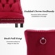 preview thumbnail 82 of 99, High-end Tufted Velvet Upholstered Nailhead Dining Chair Set of 6