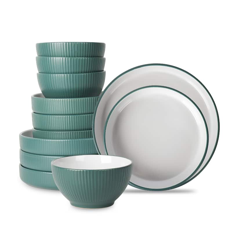 Christian Siriano Larosso Stoneware Dinnerware Set