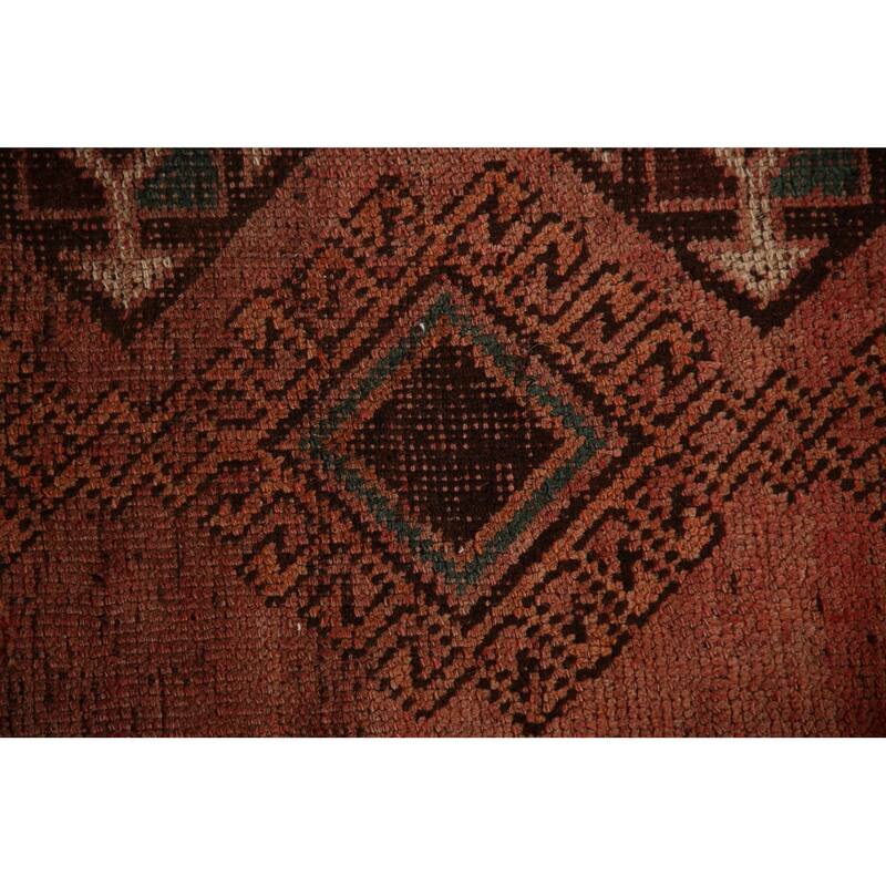 Lori Persian Antique Area Rug Handmade Wool Carpet - 3'11"x 6'11"