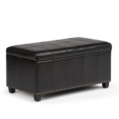 Modern Storage Ottoman Bench for Living Room