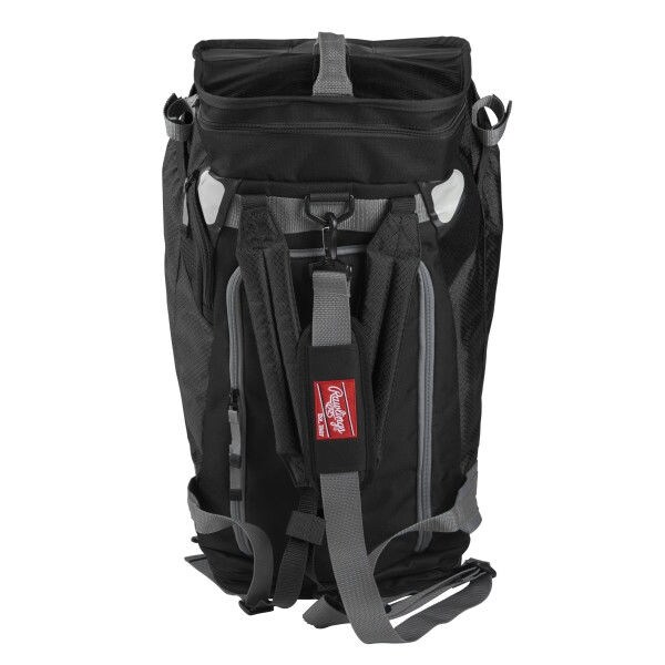 Shop Rawlings Hybrid Backpack/Duffel Players Bag (Black ...