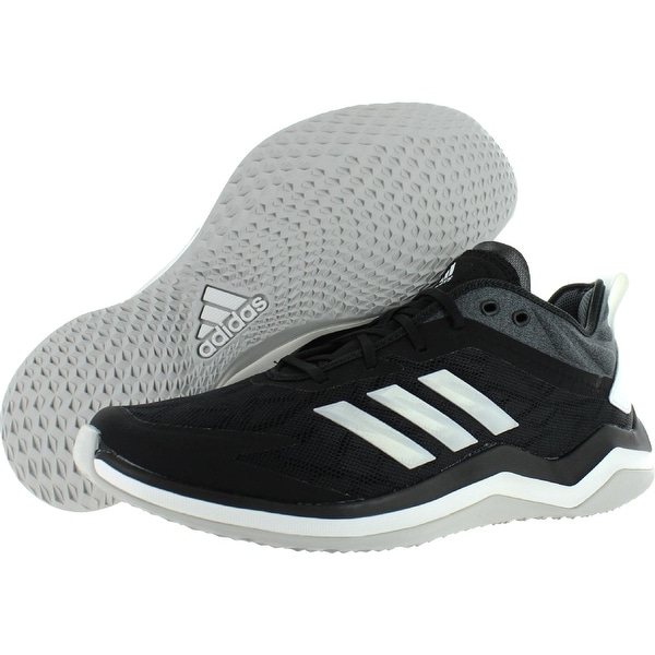 adidas black mesh trainers