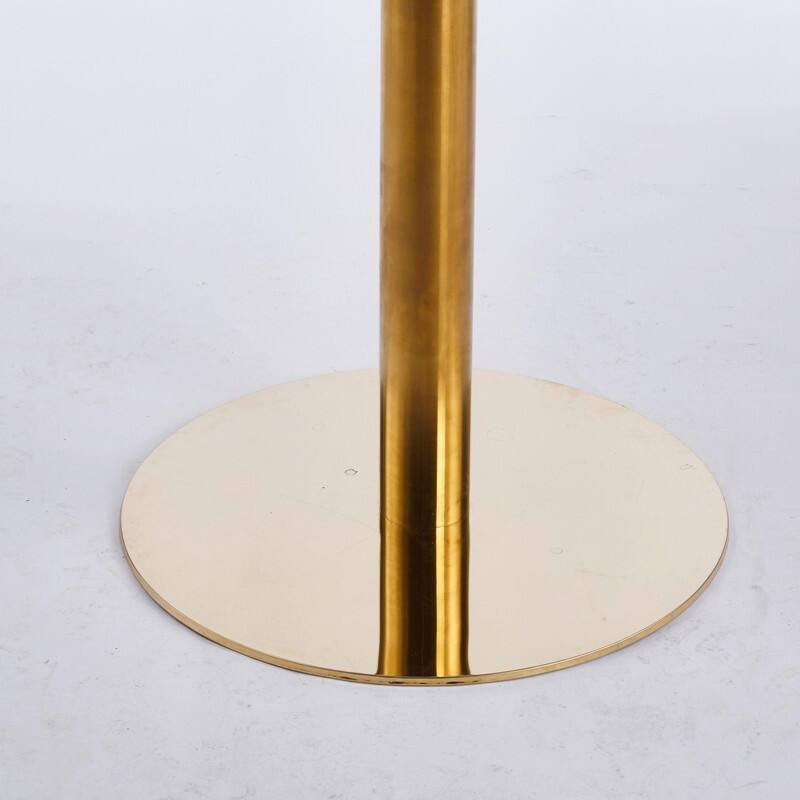 31.5" Mid-Century Modern Pedestal Table, Multi-Functional Dining Table for 4-6 People or Large Coffee Table