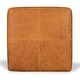 preview thumbnail 4 of 42, Poly & Bark Sequoia Ottoman - Full Grain Genuine Italian Leather