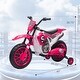 preview thumbnail 37 of 47, 12V Kids Motorcycle Ride-On with Durable Build, Training Wheels, and Comfortable Seating for Ages 3-6