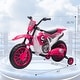 preview thumbnail 26 of 47, Kids 12V Ride-On Toy Motorcycle with Training Wheels, Safety Features, and Easy Assembly for Ages 3-6