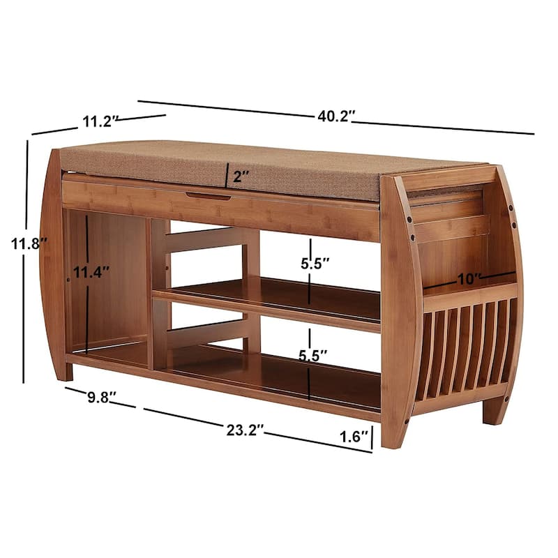Shoe Rack, Shoe Bench, Shoe Cabinet Combination, Multifunctional Storage Bench