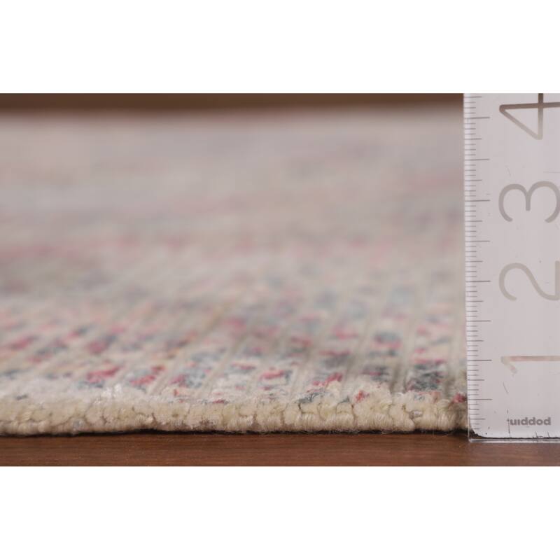 Moder / Abstract Area Rug Handmade Oriental Wool Carpet - 5'7" x 8'0"