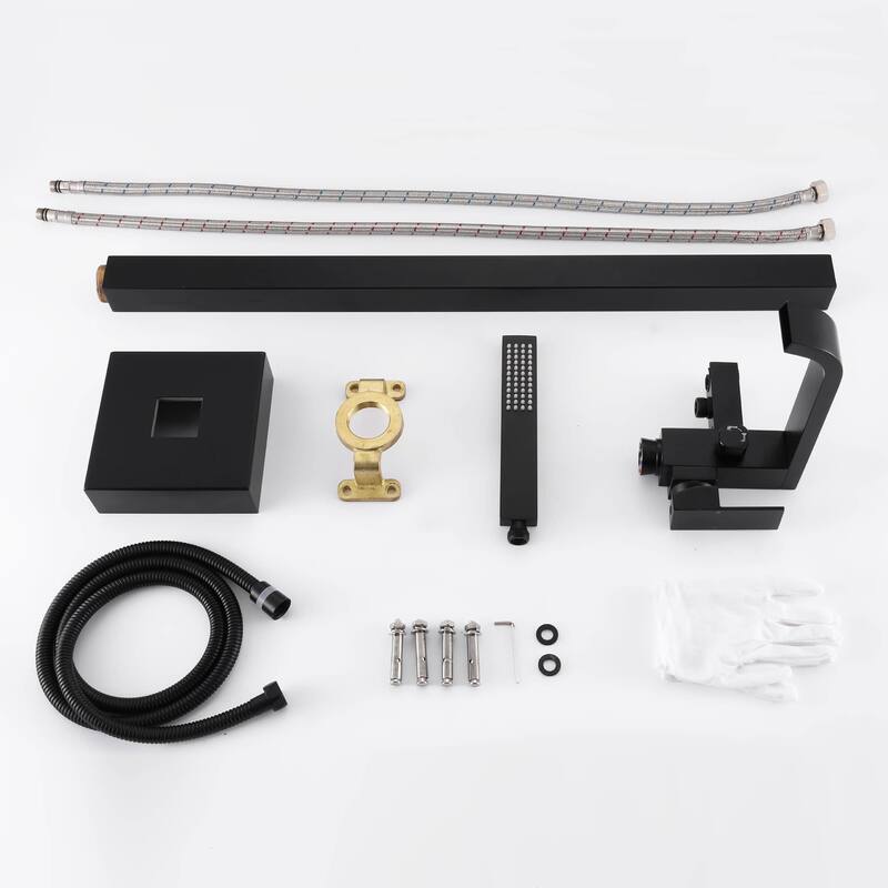 Freestanding Bathtub Faucet With Hand Shower Waterfall Tub Faucets With Handheld Shower Floor Mount Tub Filler