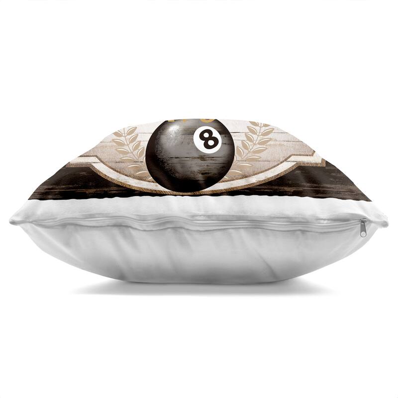 Stupell Rustic Pool Shark Decorative Printed Throw Pillow Design by Conrad Knutsen