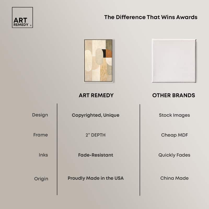 Overlapping Planes II Canvas by Art Remedy