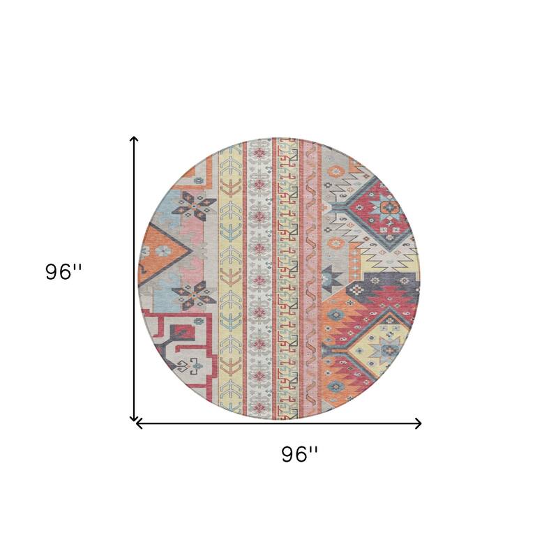 HomeRoots Aztec Transitional Rectangle Outdoor Rug