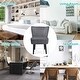 preview thumbnail 5 of 31, Costway Set of 2 Armless Accent Chair Upholstered Leisure Chair Single - 23'' x 27.5'' x 30''