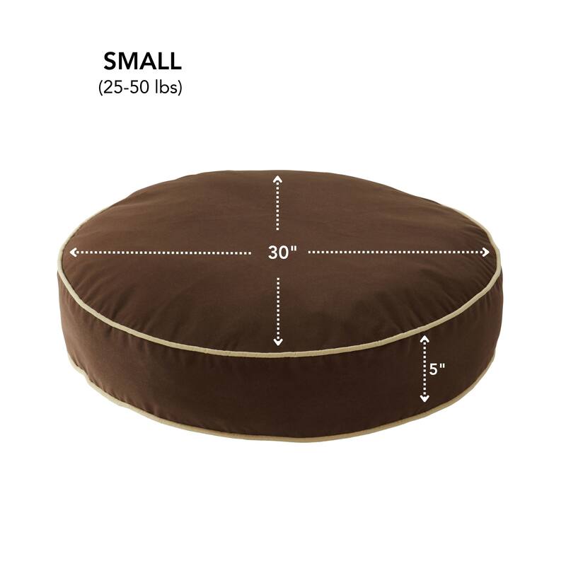 Scout Round Reversible Pillow Dog Bed