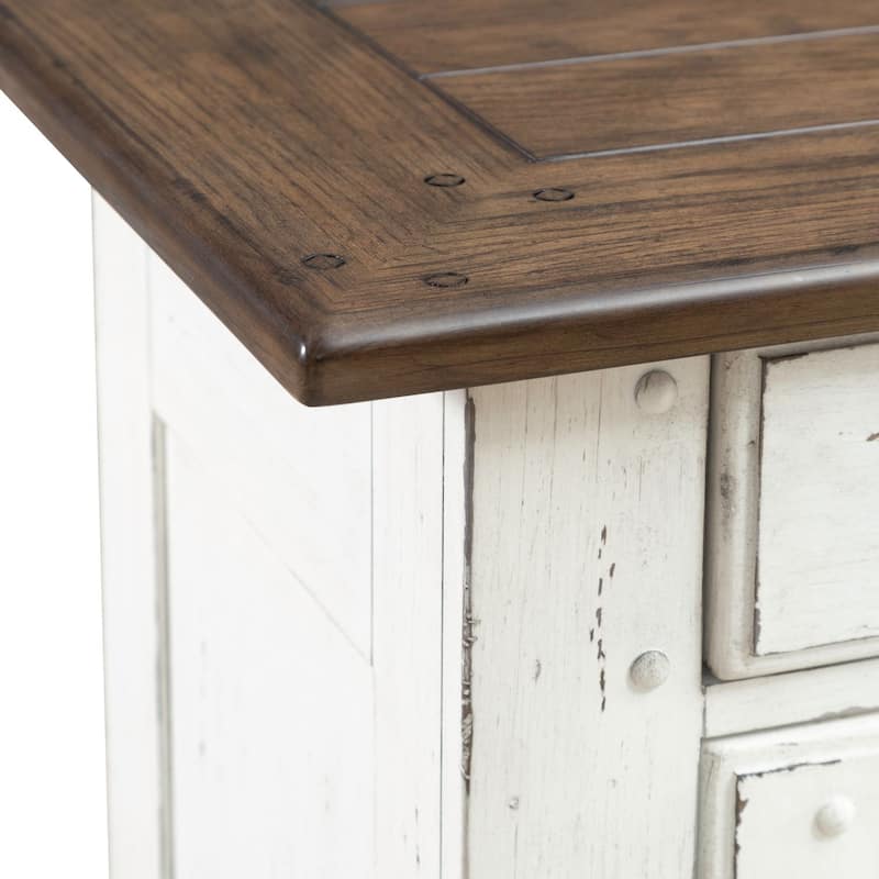 Liberty Furniture Al Fresco Server Dining Accent Cabinet - Width 50" x Depth 18" x Height 43"