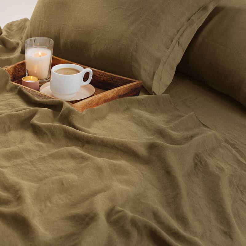 European Garment Washed Linen Pillowcases (Set of 2)