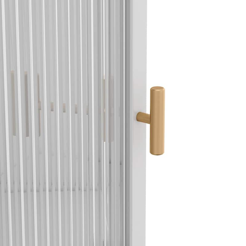 Triangular corner design bathroom cabinet