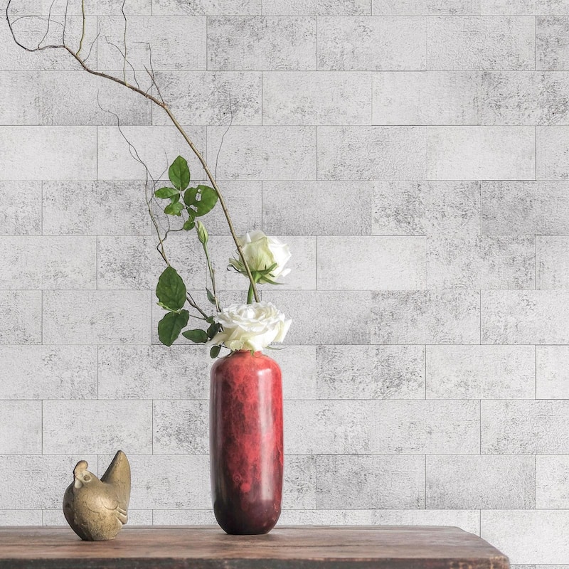Art3d 102pcs 3"X6" Adhesive Subway Tiles & Wall Tiles Cover 12.75 Sq.Ft.
