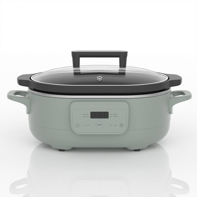 Magnifique 6 QT Versatile Programmable Slow Cooker for Dishwasher Safe