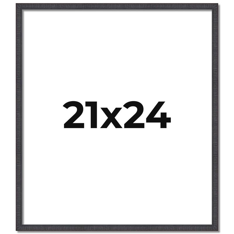 21x24 Frame Brown Picture Frame - Complete Modern Photo Frame Includes