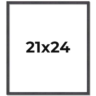 21x24 Frame Brown Picture Frame - Complete Modern Photo Frame Includes