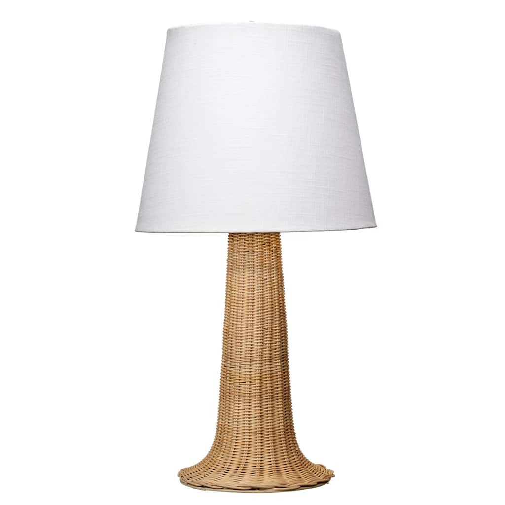 Alden Decor Moxie Woven Cane Table Lamp