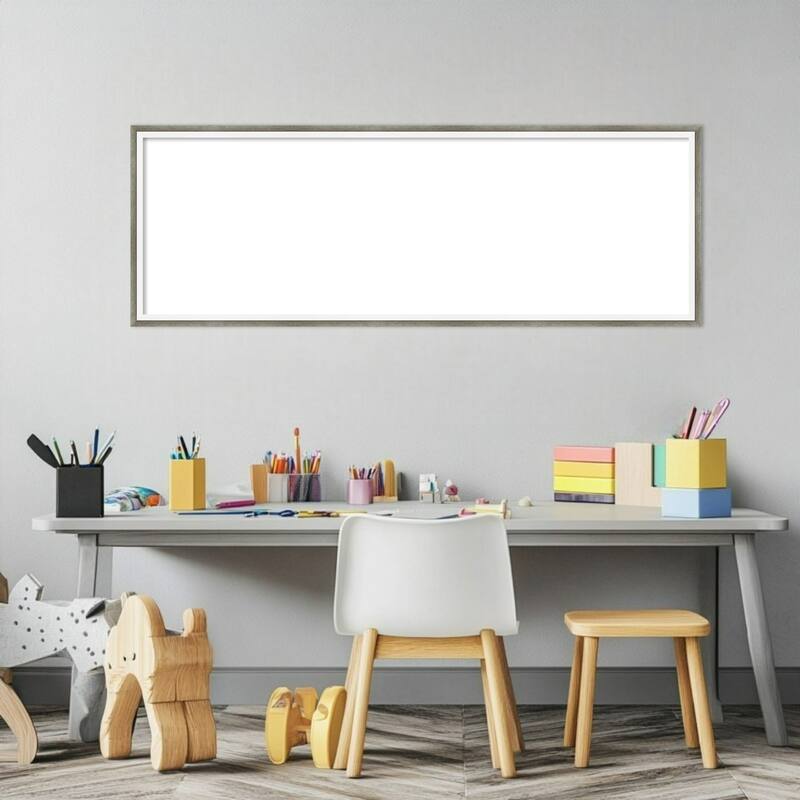 Amanti Art Lucie Black Framed Dry Erase Magnetic Board