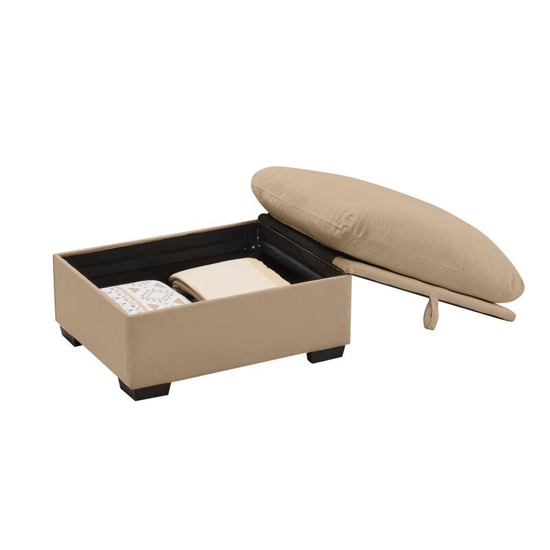 Cloudies Storage Ottoman Comfortable choice, multiple functions, classic design, and cozy corners Velvet