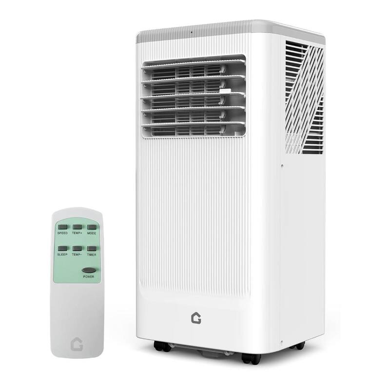 10000 Btus Portable Air Conditioner with Heater for Room, 3 Speeds - White