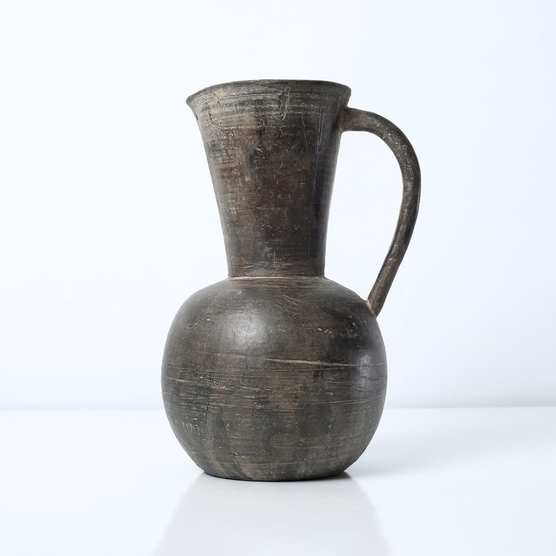 Approx. 10" H Charcoal Gray Picher Vintage Style(4" opening)