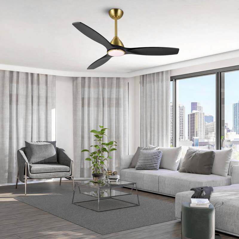 MLiAN 52 inch 3 ABS Blades Smart LED Ceiling Fan with Remote