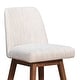 preview thumbnail 128 of 176, Amalie Upholstered Bar Stool, Swivel Counter Height Stool with Solid Wood Frame