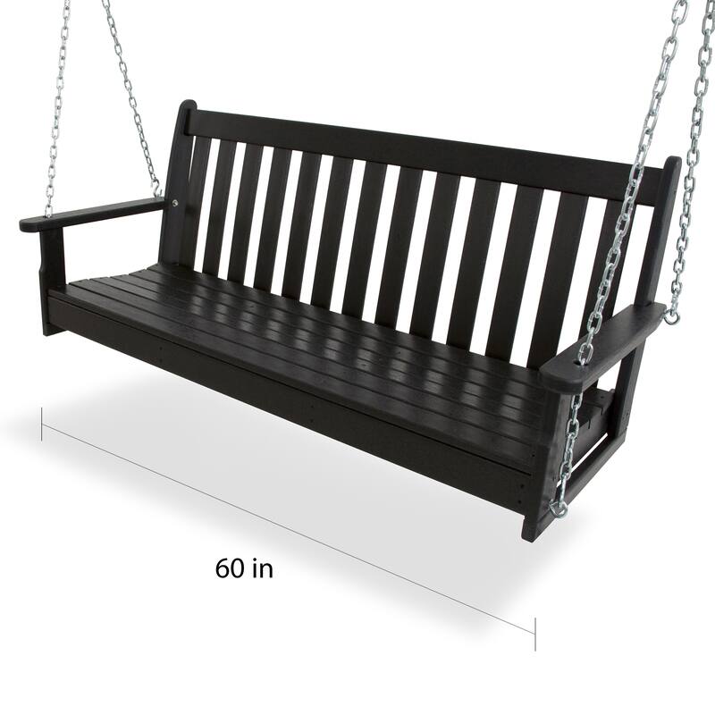 POLYWOOD Vineyard 60-inch Outdoor Swing