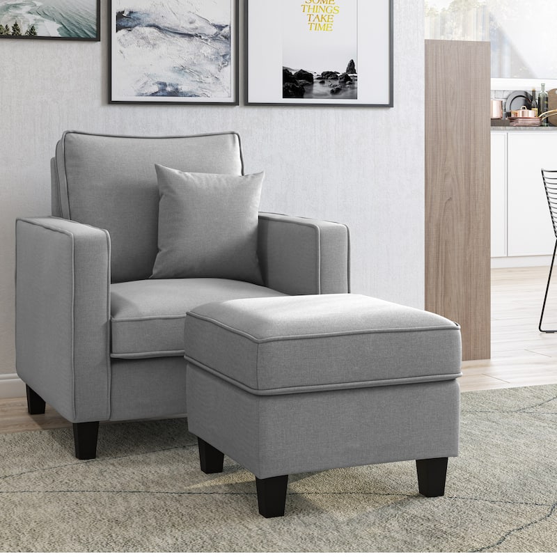 Georgia Upholstered Ottoman/Footrest