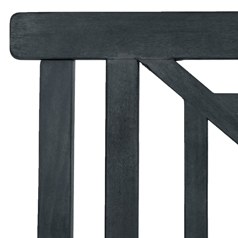 SAFAVIEH Outdoor Vessela Mar 3-Seat Bench with Cushion - 22Wx63Dx34H