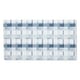 preview thumbnail 9 of 10, Martha Stewart Stella Owen Plaid Slip-Resistant Kitchen Mat 20"x36 - Blue/White