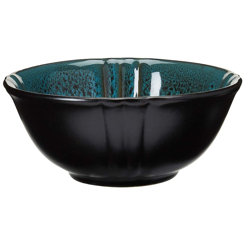 Elama Coral Reef 16-piece Teal Vintage Luxury Dinnerware Set