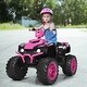 preview thumbnail 68 of 80, Costway 12V Kids 4-Wheeler ATV Quad Ride On Car w/ LED Lights Music - 42''x25.5''x29''(LxWxH)