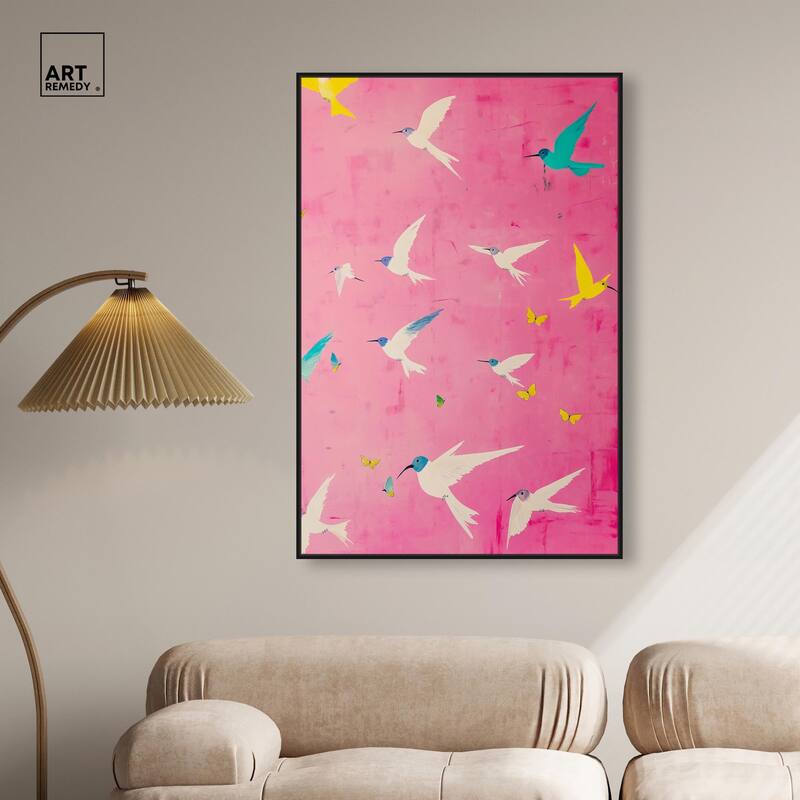Soaring Sorbet Canvas by Art Remedy