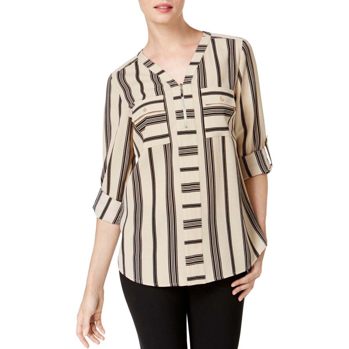 Shop Ny Collection Womens Blouse Business Attire Office Wear L