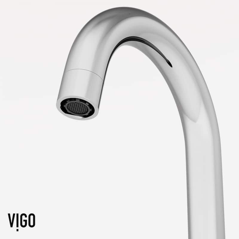 VIGO Jewel 9" H 2-Handle Widespread Bathroom Faucet