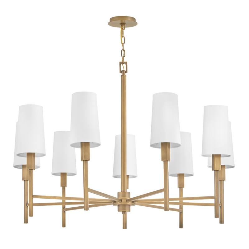 Hinkley Lighting 46456 Fenwick 9 Light 42" Wide Chandelier