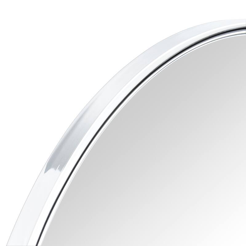 Luecinda Oval Metal Wall Mirror