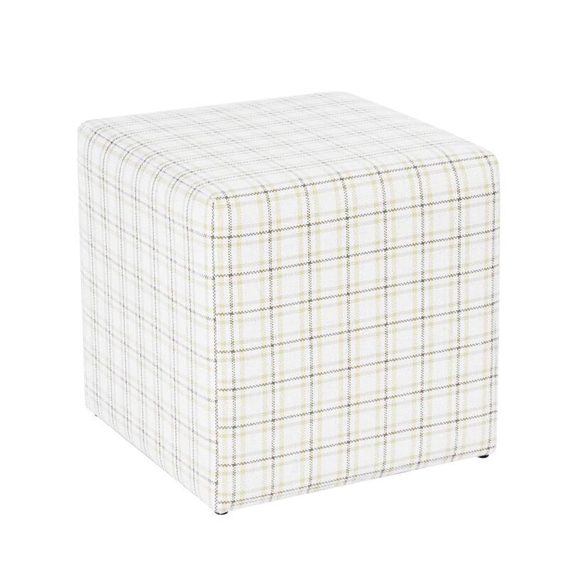 HomePop Soft Cube Ottoman