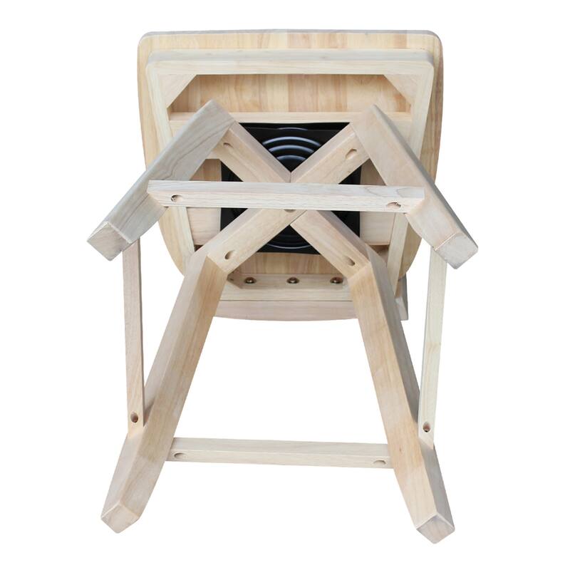 San Remo Solid Wood Swivel Stool