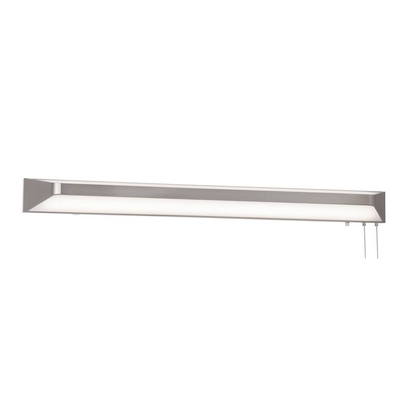 AFX CRYB48LAJEN Cory 48" Wide LED Overbed Light - Satin Nickel / White